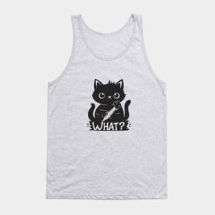 Spooky Lockdown Cat Tank Top